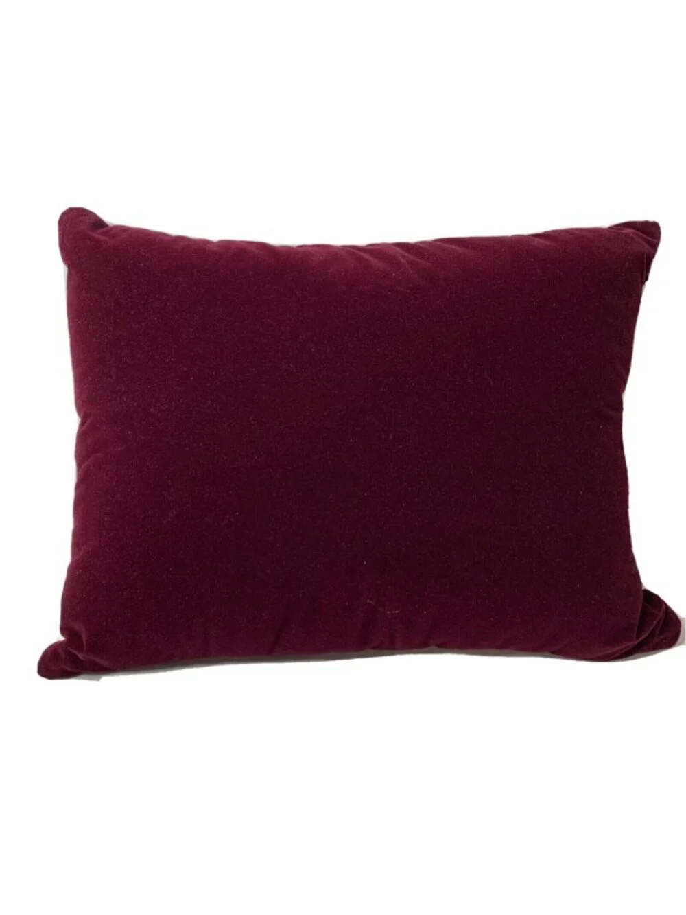 Vintage Burgundy & Gold Noel Decorative Throw Pillow 12x16 Inches Holiday Accent